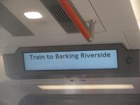 <h4><a href='/locations/B/Barking_Riverside'>Barking Riverside</a></h4><p><small><a href='/companies/B/Barking_Riverside_Branch_London_Overground'>Barking Riverside Branch (London Overground)</a></small></p><p>Interior of 710273, with a London Overground GOBLIN service from Gospel Oak, displaying the new destination of Barking Riverside on 22nd July 2022. 11/12</p><p>22/07/2022<br><small><a href='/contributors/David_Bosher'>David Bosher</a></small></p>