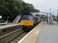 <h4><a href='/locations/P/Pitlochry'>Pitlochry</a></h4><p><small><a href='/companies/I/Inverness_and_Perth_Junction_Railway'>Inverness and Perth Junction Railway</a></small></p><p>66422 heading south through Pitlochry station on 12th September 2017. 12/41</p><p>12/09/2017<br><small><a href='/contributors/David_Bosher'>David Bosher</a></small></p>