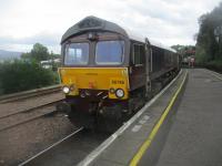 <h4><a href='/locations/F/Fort_William'>Fort William</a></h4><p><small><a href='/companies/W/West_Highland_Railway'>West Highland Railway</a></small></p><p>66746 bringing the empty stock of a chartered excursion into Fort William, at lunchtime on Thursday, 8th September 2022. 13/18</p><p>08/09/2022<br><small><a href='/contributors/David_Bosher'>David Bosher</a></small></p>