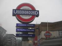 <h4><a href='/locations/U/Uxbridge'>Uxbridge</a></h4><p><small><a href='/companies/H/Harrow_and_Uxbridge_Railway'>Harrow and Uxbridge Railway</a></small></p><p>Spectacular original London Underground signs with UndergrounD in initial and final enlarged letters and a 'tunnel' effect in between. Seen here outside the 1938 Uxbridge station, terminus of the Metropolitan and Piccadilly Lines, on 1st January 2023. 113/138</p><p>01/01/2023<br><small><a href='/contributors/David_Bosher'>David Bosher</a></small></p>