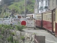 <h4><a href='/locations/P/Penrhyn'>Penrhyn</a></h4><p><small><a href='/companies/F/Festiniog_Railway'>Festiniog Railway</a></small></p><p>UK Railtours' chartered train from Blaenau Ffestiniog to Caernarfon, via both the Ffestiniog and Welsh Highland Railways, on Penrhyn level crossing on 6th April 2019. 12/14</p><p>06/04/2019<br><small><a href='/contributors/David_Bosher'>David Bosher</a></small></p>