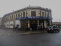 <h4><a href='/locations/E/Edgware_Road'>Edgware Road</a></h4><p><small><a href='/companies/M/Metropolitan_Railway'>Metropolitan Railway</a></small></p><p>Exterior of Edgware Road station, as rebuilt in 1925, seen here on 10th January 2023, 160 years to the day after its opening with the first stage of the Metropolitan Railway. There are two stations of this name on the London Underground, the other being about 150 metres away on the Bakerloo Line. That at least is sited on Edgware Road whereas the Metropolitan station is round the corner on Chapel Street. Suggestions that one or other is renamed, and the Met station would be the prime candidate, have all fallen on deaf ears. It is surprising that a low level pedestrian subway between the two has never been considered. 7/7</p><p>10/01/2023<br><small><a href='/contributors/David_Bosher'>David Bosher</a></small></p>