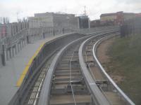 <h4><a href='/locations/L/Luton_DART_Terminal'>Luton DART Terminal</a></h4><p><small><a href='/companies/L/Luton_DART'>Luton DART</a></small></p><p>View from new Luton Airport DART train, on its first run on Friday 10th March 2023, around the halfway point as the line climbs towards the airport, only to plunge into a tunnel for the last 100 yards to the terminal station. I overheard somebody ask the DART staff if this was a possible future intermediate station to be told that it is actually an emergency alighting point. 4/12</p><p>10/03/2023<br><small><a href='/contributors/David_Bosher'>David Bosher</a></small></p>