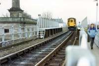 A 477 passes the closed Perth Princes Street station on its way from Glasgow to Aberdeen.<br><br>[Ewan Crawford //1988]