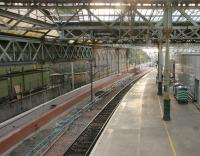 Ongoing Waverley developments - east end of platform 1 on 30 April 2006.<br><br>[John Furnevel 30/04/2006]