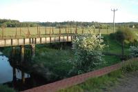 The right bridge is the closed mainline from Dumfries to Stranraer and the left line is part of the internal railway network at Southwick depot. View looks eastish.<br><br>[Ewan Crawford //2004]