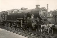 2.6.4T 42243 on 5.12pm to Uplawmoor at Williamwood Halt.<br><br>[G H Robin collection by courtesy of the Mitchell Library, Glasgow 10/10/1951]