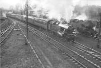 2.6.4T 42275 leaving Busby for East Kilbride. 1951.<br><br>[G H Robin collection by courtesy of the Mitchell Library, Glasgow 25/12/1951]