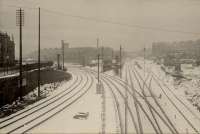 Strathbungo Junction. [Railscot note: date must be around New Year 1952.]<br><br>[G H Robin collection by courtesy of the Mitchell Library, Glasgow //]