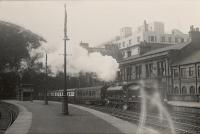 Leaving St Enoch.<br><br>[G H Robin collection by courtesy of the Mitchell Library, Glasgow 03/05/1952]