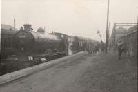 At Govan. CR type 4.6.0 54634. The Stephenson Locomotive Society Renfrew District Tour.<br><br>[G H Robin collection by courtesy of the Mitchell Library, Glasgow 03/05/1952]