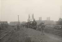 At Renfrew (Wharf). CR type 4.6.0 54634. The Stephenson Locomotive Society Renfrew District Tour.<br><br>[G H Robin collection by courtesy of the Mitchell Library, Glasgow 03/05/1952]