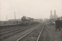 At Renfrew (Wharf). CR type 4.6.0 54634. The Stephenson Locomotive Society Renfrew District Tour.<br><br>[G H Robin collection by courtesy of the Mitchell Library, Glasgow 03/05/1952]