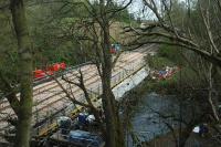 Barbush Viaduct undergoing repairs. Looking north.<br><br>[Ewan Crawford 06/05/2006]