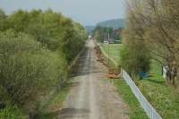 Looking west to Cambus from Alloa Yard. The Yard was to the left.<br><br>[Ewan Crawford 06/05/2006]