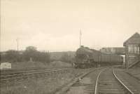 V1 2.6.2T 67619 approaching. Whiteinch (Victoria Park) 27.3.51 - closed 31.3.51.<br><br>[G H Robin collection by courtesy of the Mitchell Library, Glasgow 27/03/1951]