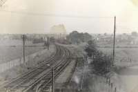 Blackwood Junction. [Railscot note: looking south. Blemish on print.]<br><br>[G H Robin collection by courtesy of the Mitchell Library, Glasgow 30/06/1953]