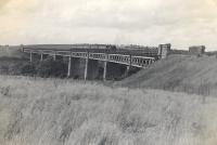42128 crossing Stonehouse Viaduct in 1953.<br><br>[G H Robin collection by courtesy of the Mitchell Library, Glasgow 07/07/1953]