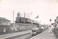 NB 4.4.2T 67489 passing Kerrs Miniature Railway on Arbroath - Dundee local in July 1953. <br><br>[G H Robin collection by courtesy of the Mitchell Library, Glasgow 18/07/1953]