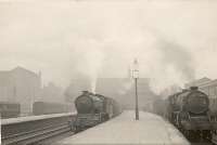 LNE Shire 4.4.0 62706 <i>Forfarshire</i> heads a Glasgow express at Dundee (West).<br><br>[G H Robin collection by courtesy of the Mitchell Library, Glasgow 17/07/1950]