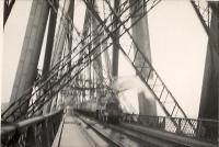 2F 2.6.0 46461 heading the Kirkcaldy - Edinburgh local. S.L.S. Visit to Forth Bridge.<br><br>[G H Robin collection by courtesy of the Mitchell Library, Glasgow 25/06/1950]