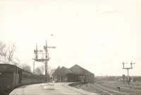 NER 0.4.4T 67258 on Bishop Auckland train at Barnard Castle.<br><br>[G H Robin collection by courtesy of the Mitchell Library, Glasgow 13/04/1951]