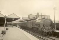 Baby Scot 4.6.0 45510 on up passenger at Penrith.<br><br>[G H Robin collection by courtesy of the Mitchell Library, Glasgow 14/04/1951]