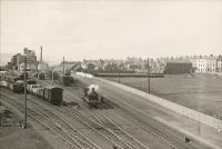 Silloth. NBR 0.6.0 65321 in yard.<br><br>[G H Robin collection by courtesy of the Mitchell Library, Glasgow 14/04/1951]