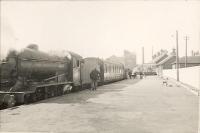 J39 0.6.0 64912 on Carlisle train at Silloth.<br><br>[G H Robin collection by courtesy of the Mitchell Library, Glasgow 14/04/1951]