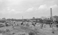 SLS tour at Barrhead South.  CR 0.6.0 57266.<br><br>[G H Robin collection by courtesy of the Mitchell Library, Glasgow 01/09/1951]