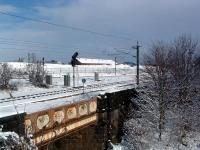 Looking east at King Edward Bridge East Jct on a cold February day in 2004.<br><br>[Ewan Crawford 28/02/2004]