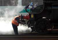 Pretty and with life about it, the appeal of steam is clear. But its much harder work for traincrews.<br><br>[Ewan Crawford 28/05/2006]