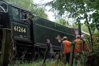 61264 in the trees at Glenfinnan.<br><br>[Ewan Crawford 28/05/2006]