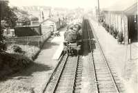 Arriving East Kilbride. 2.6.4T 42243.<br><br>[G H Robin collection by courtesy of the Mitchell Library, Glasgow 26/05/1959]