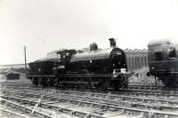 [Railscot note: probably Lugton East exchange sidings, in the V of Lugton East Junction.]<br><br>[G H Robin collection by courtesy of the Mitchell Library, Glasgow 09/06/1962]