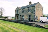 The former Wark station showing the two platforms.<br><br>[Clive Barlow 25/05/2006]