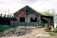 Reedsmouth engine shed. The line to Riccarton was to the left and the junction behind the camera.<br><br>[Clive Barlow 25/05/2006]