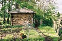 Reedsmouth; building still standing on the Riccarton bound platform.<br><br>[Clive Barlow 25/05/2006]