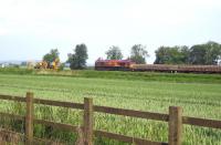 Sunday PW work on the E&G main line alongside the M8 east of Ratho on 11 June 2006.<br><br>[John Furnevel 11/06/2006]