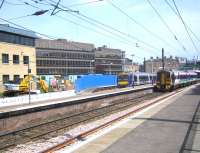 Distractions apparently occur on the Haymarket platform 0 project in hot weather due to ladies from nearby offices sunbathing on the adjacent grass verge. I actually noticed several myself... 8 June 2006<br><br>[John Furnevel 08/06/2006]