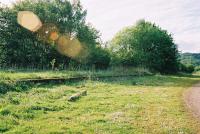 Remains of Jedfoot station looking towards Nisbet.<br><br>[Clive Barlow 25/05/2006]