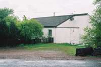 Lamancha Station forecourt looking west towards Macbie Hill.<br><br>[Clive Barlow 26/05/2006]