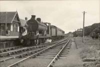 On arrival. C.R. 4.4.0 54470 at Fortrose station.<br><br>[G H Robin collection by courtesy of the Mitchell Library, Glasgow 01/07/1950]