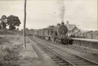 Ready for departure. C.R. 4.4.0 54470 at Fortrose station.<br><br>[G H Robin collection by courtesy of the Mitchell Library, Glasgow 01/07/1950]