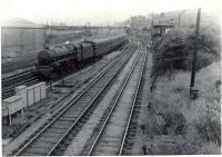 45155 passing Larkfield Junction on Edinburgh (Princes Street) - Glasgow (Central) train.<br><br>[G H Robin collection by courtesy of the Mitchell Library, Glasgow 04/08/1964]