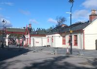 Ballater station fire May 2015 - station frontage.<br><br>[Drew McLelland 18/05/2015]