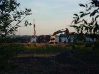 Plant and supplies in the former marshalling yard at Kincardine Powerstation.<br><br>[Ewan Crawford 01/07/2006]