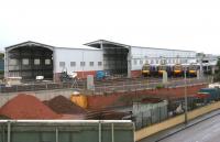 The new sheds at Haymarket MPD almost ready for fitting out on 9 July 2006.<br><br>[John Furnevel 09/07/2006]