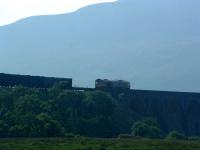 Northbound freight crossing the Ribblehead Viaduct.<br><br>[Ewan Crawford 03/10/2006]