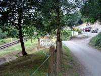 View looking south of works at Highley on the Severn Valley.<br><br>[Ewan Crawford 10/07/2006]